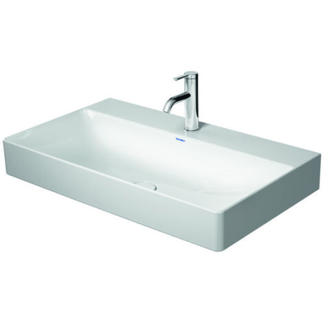Duravit DuraSquare Waschtisch, 80x47cm, ohne Hahnloch, ohne