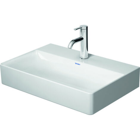Duravit DuraSquare Waschtisch Compact, 60x40 cm, ohne Hahnloch,