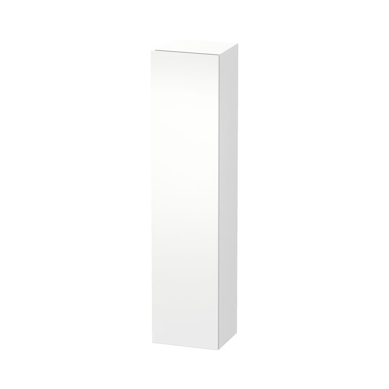 

Duravit DuraStyle armario alto 1229, 1 puerta, tope derecho, altura: 1800mm, profundidad: 360mm, Color (frente/cuerpo): Blanco mate / Basalto mate