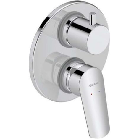 Duravit DuraStyle Basic - Grifo empotrado para 2 aparatos, con cuerpo de montaje, cromo N15210008010