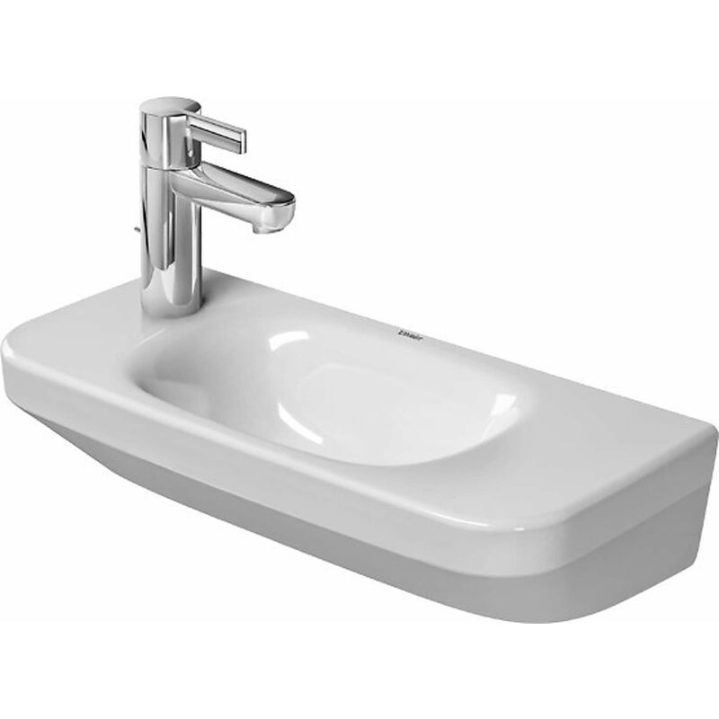 Duravit - DuraStyle - Lavamani 50x22 cm, con 1 foro per miscelatore a destra, bianco 0713500008