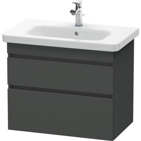Duravit DuraStyle meuble sous-lavabo suspendu 6481, 2 tiroirs,