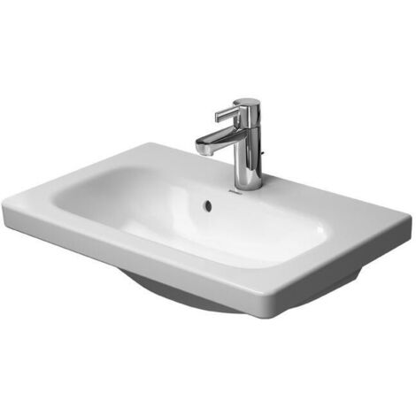 Duravit DuraStyle Möbelwaschtisch Compact 63,5cm mit Überlauf,