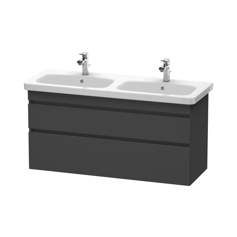 

Duravit DuraStyle Mueble de pared 6498, 2 cajones, 1230mm, Color (frente/cuerpo): Grafito Mate Decoración - DS649804949