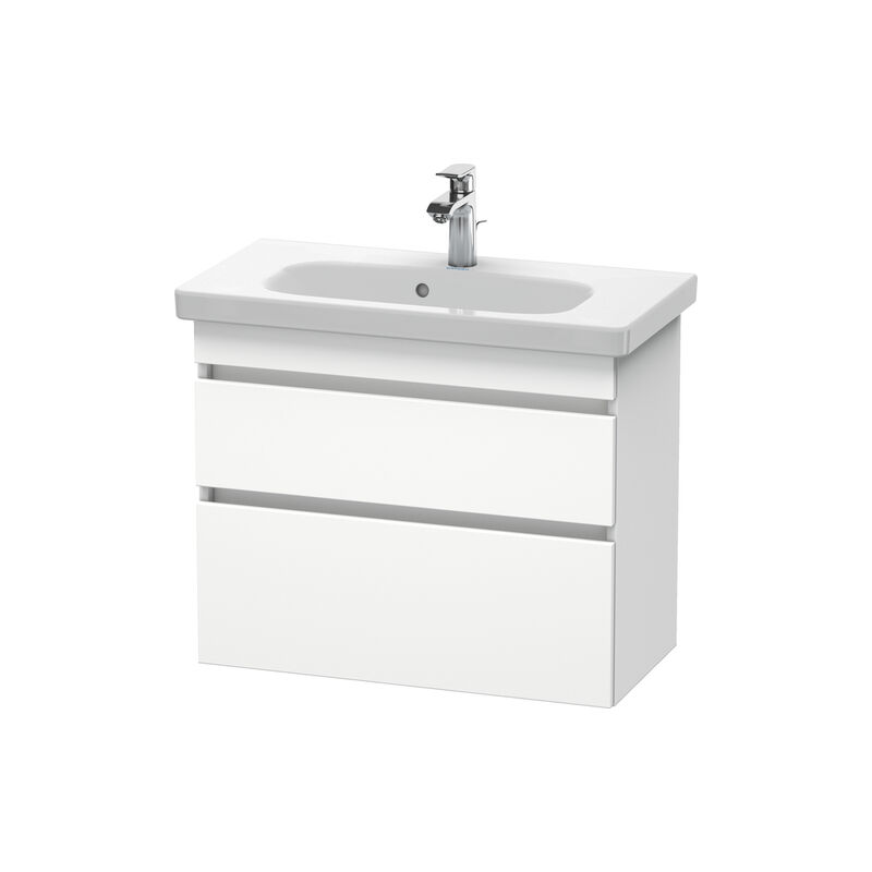 

Duravit DuraStyle Mueble de pared 6499, 730mm, 2 cajones, para DuraStyle, Color (frente/cuerpo): Basalto mate / Blanco mate - DS649904318