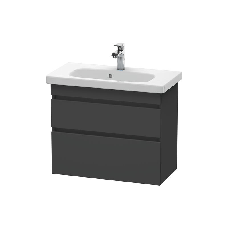 

Duravit DuraStyle Mueble de pared 6499, 730mm, 2 cajones, para DuraStyle, Color (frente/cuerpo): Grafito Mate Decoración - DS649904949