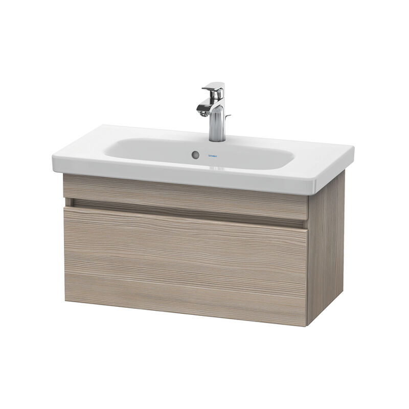 

Duravit DuraStyle Unidad de lavabo colgante mural 6399, 1 extraíble, 730mm, para DuraStyle, Color (frente/cuerpo): Decoración Pino Plata - DS639903131