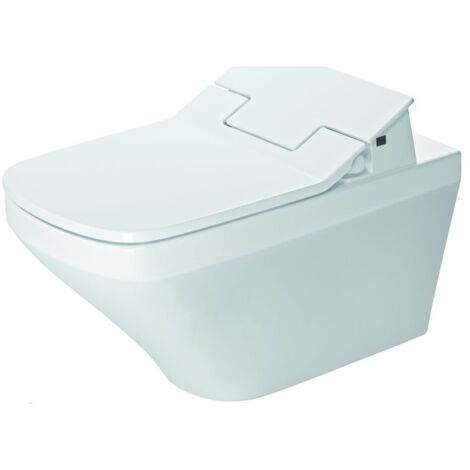 Duravit DuraStyle Wand-WC für Dusch-WC-Sitz 620x376x350mm, Weiß Hochglanz, 4,5l, Tiefspüler, rimless, waagerecht