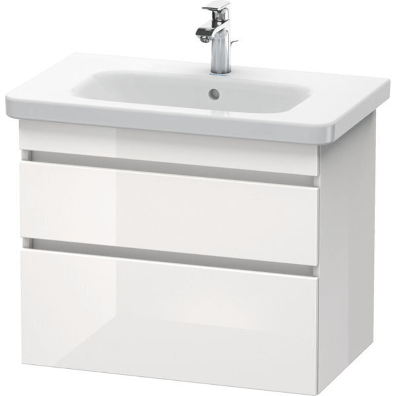 

Mueble bajo lavabo DURASTYLE 448x730x610mm basalto mate / blanco mate