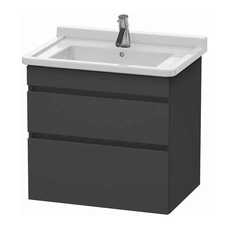 

Duravit - Mueble bajo lavabo DURASTYLE 470x650x618mm grafito mate