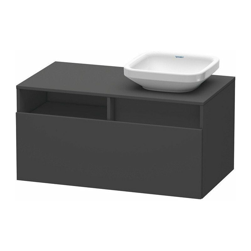

Duravit - Mueble bajo lavabo 550x1000x500m DURASTYLE con abertura recta grafito mate