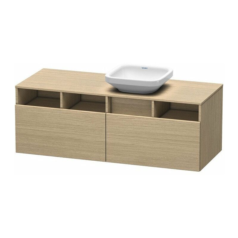 

Duravit - Mueble bajo lavabo 550x1400x500m DURASTYLE con corte recto en roble