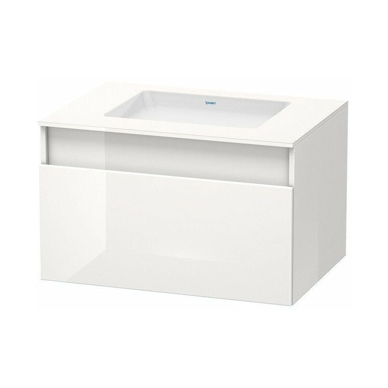 

Mueble bajo lavabo DURASTYLE 550x800x500mm blanco mate / basalto mate