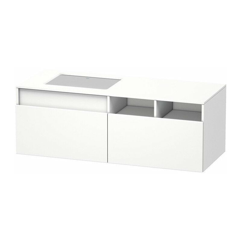 

Duravit - Mueble bajo lavabo 550x1400x500m DURASTYLE con abertura a la izquierda blanco mate
