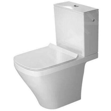 Duravit DuraStyle - WC à poser, évacuation horizontale, avec WonderGliss, blanc alpin 21620900001