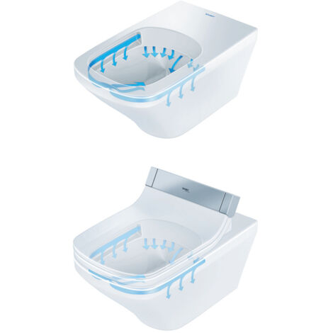 Duravit DuraStyle - WC suspendu pour SensoWash, avec HygieneGlaze, blanc alpin 2537592000