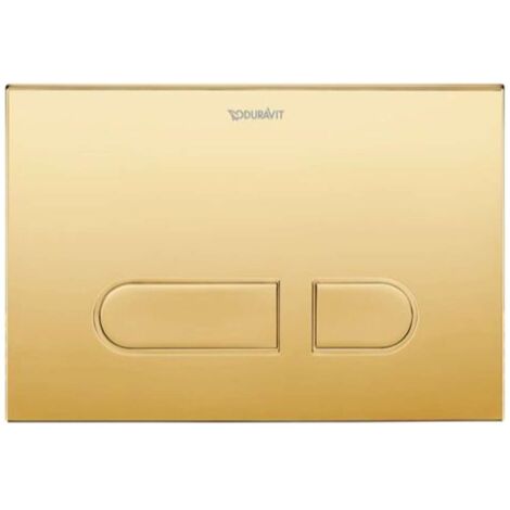 Duravit DuraSystem - Betätigungsplatte, Gold WD5001341001