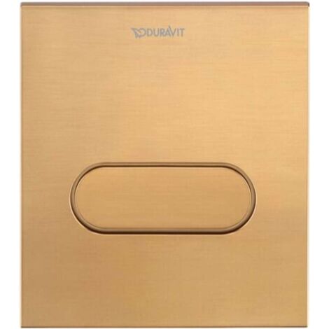 Duravit DuraSystem - Comando di risciacquo urinali, color bronzo spazzolato WD5004041000
