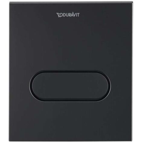Duravit DuraSystem - Comando di risciacquo urinali, nero opaco WD5004031000