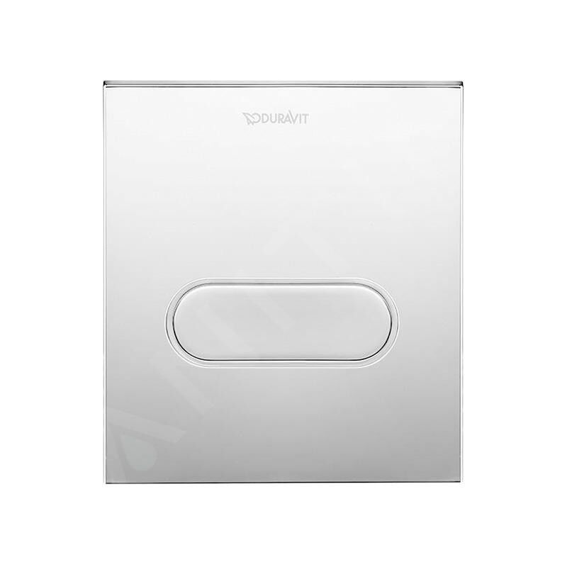 Duravit DuraSystem - Plaque de déclenchement A1 pour urinoir, chrome brillant WD5004021000