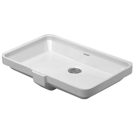 Duravit Einbauwaschtisch 2nd floor 52,5cm, Innenbecken, weiss,
