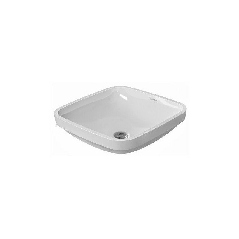 

DURASTYLE lavabo empotrado con rebosadero sin orificio para grifería B 370x370mm So-Schl sin orificio para grifería blanco - Duravit