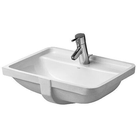 Duravit Einbauwaschtisch Starck 3 49cm, 1 Hahnloch, 0302490000