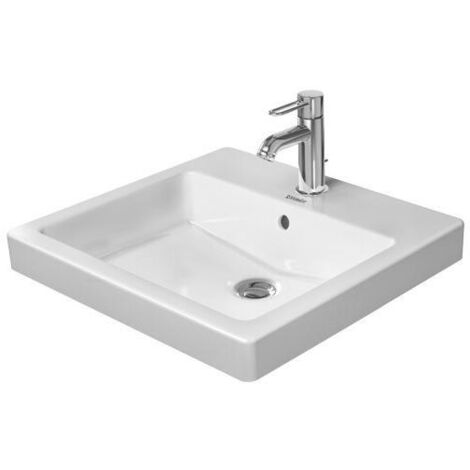 Duravit Einbauwaschtisch Vero 50cm weiss mit Überlauf, mit