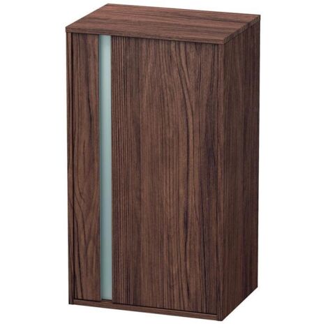 Duravit Halbhochschrank Ketho 50x36x88cm, Tür rechts, nussbaum dunkel