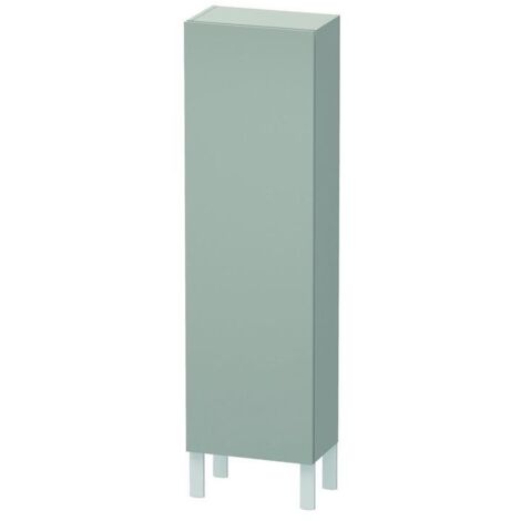 Duravit Halbhochschrank L-Cube 40x24,3x132cm, Tür links, betongrau matt