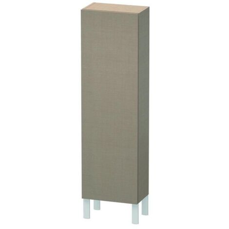 Duravit Halbhochschrank L-Cube 40x24,3x132cm, Tür links, weiß supermatt