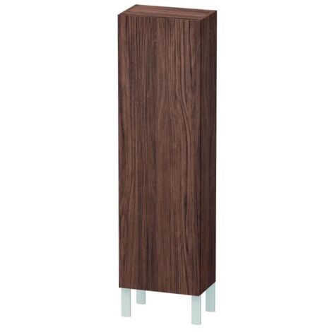 Duravit Halbhochschrank L-Cube 40x24,3x132cm, Tür re, nussbaum dunkel
