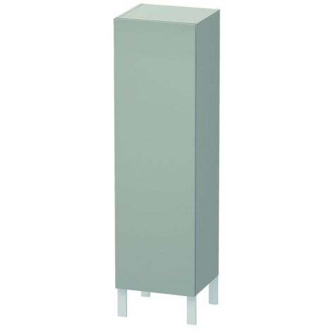 Duravit Halbhochschrank L-Cube 40x36,3x132cm, Tür links, betongrau matt