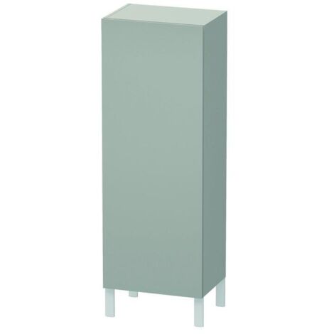 Duravit Halbhochschrank L-Cube 50x36,3x132cm, Tür links, betongrau matt