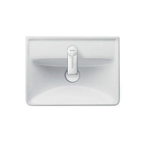 Duravit Handwaschbecken D-NEO 450x335mm o ÜL m HLB 1 Hahnloch weiß