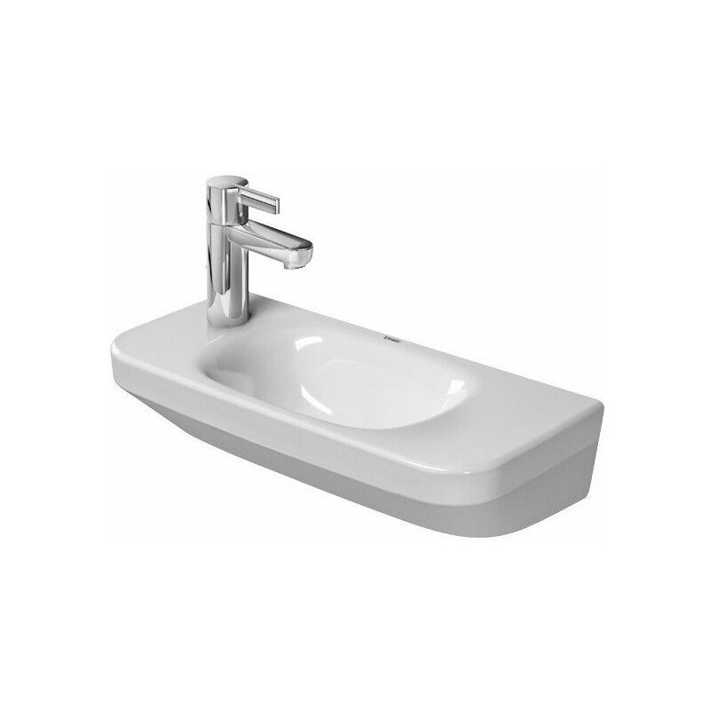 

DURASTYLE lavabo sin rebosadero con plataforma para grifería 500x220mm 1 orificio para grifería li we - Duravit