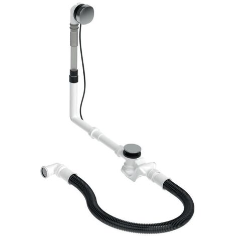Duravit Happy D.2 Ab- und Überlaufgarnitur, chrom,