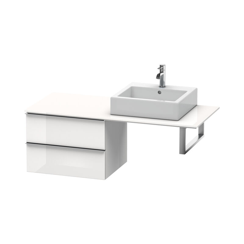 

Duravit Ag - Duravit Happy D.2 Armario base para consola Happy D.2 6843, 600mm, 2 cajones, Color (frente/cuerpo): Decoración blanca de alto brillo