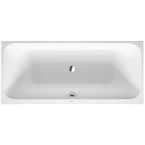 Duravit Happy D.2 Baignoire rectangulaire à encastrer, double dos