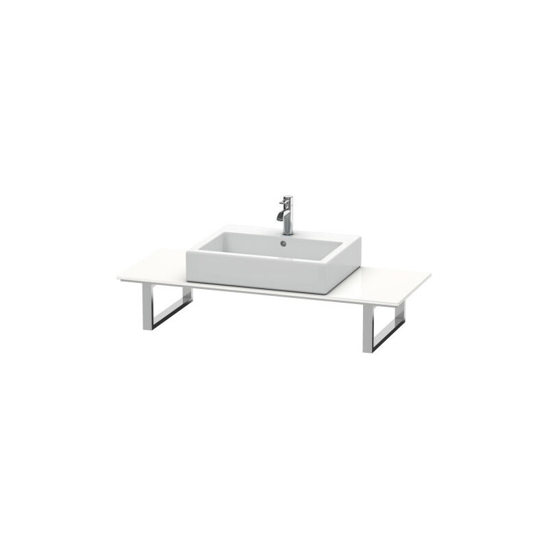 

Duravit Ag - Duravit Happy D.2 Consola variable 010C, con un hueco, para versión de pared previa, Color (frente/cuerpo): Decoración blanca de alto