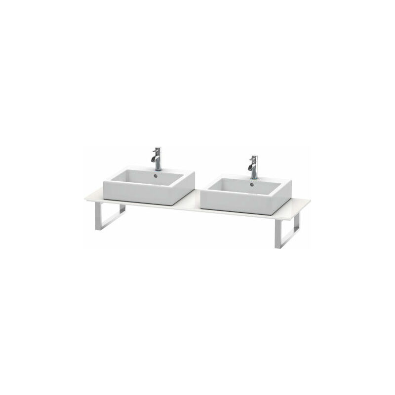 

Duravit Happy D.2 Consola variable 046C, con 2 orificios para la esquina izquierda, Color (frente/cuerpo): Decoración Roble Europeo - H2046C05252