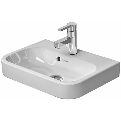 Duravit Happy D.2 - Lave-mains 50x36 cm, avec un trou pour mitigeur, blanc alpin 0710500000