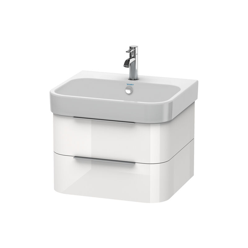 

Duravit Happy D.2 Mueble de pared para lavabo de 575mm 6363, 2 cajones, para Happy D.2, Color (frente/cuerpo): roble cachemir chapa de madera