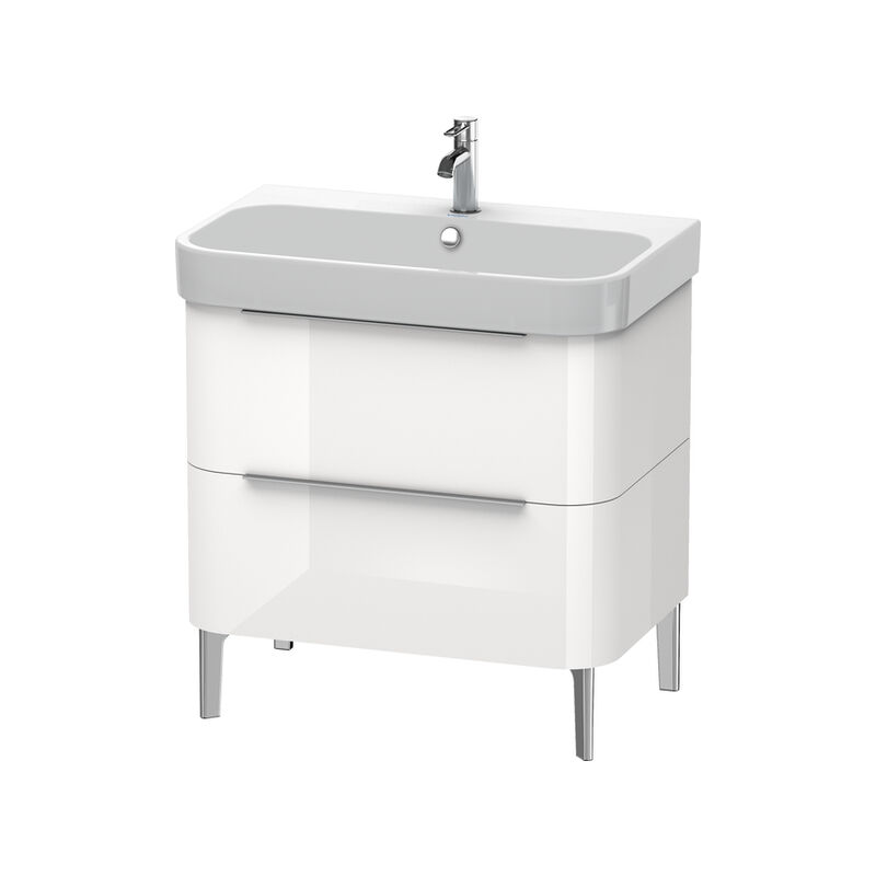 

Duravit Happy D.2 Mueble de pie 775mm 6373, 2 cajones, para Happy D.2, Color (frente/cuerpo): roble cachemir chapa de madera auténtica - H2637301111