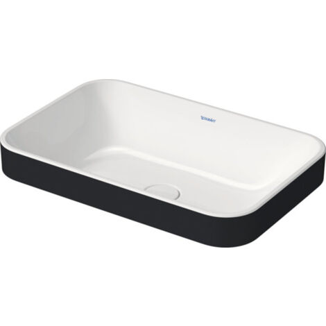 Duravit Happy D.2 Plus Aufsatzbecken, 600x400 mm, geschliffen,