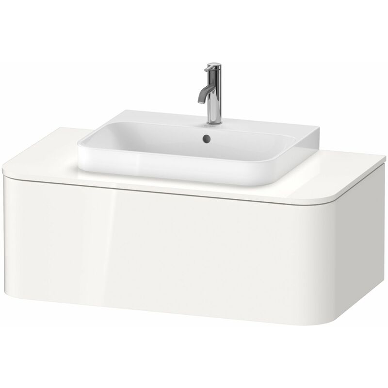 

Duravit Happy D.2 Plus Base del lavabo para consola de pared, 1000x550 mm, 1 extraíble, para lavabo de montaje superior, Color (frente/cuerpo): Gris