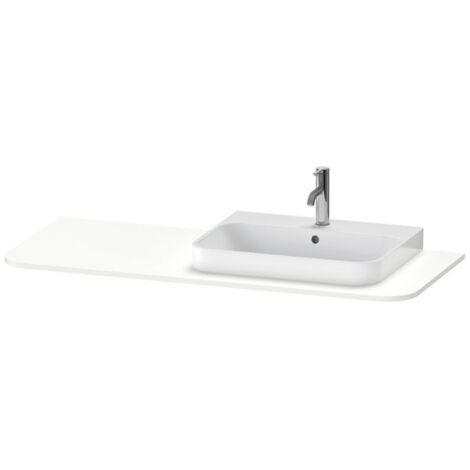 Duravit Happy D.2 Plus Console 1300x550 mm, 1 découpe à droite,