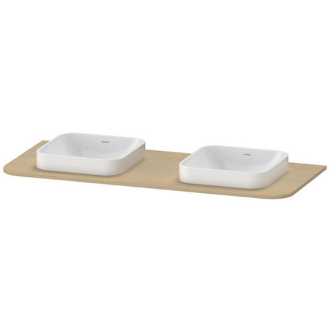 Duravit Happy D.2 Plus Console, 1300x550 mm, 2 découpes, pour