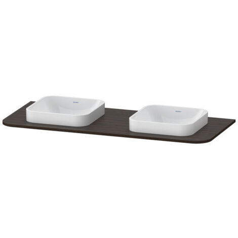 Duravit Happy D.2 Plus Console, 1300x550 mm, 2 découpes, pour