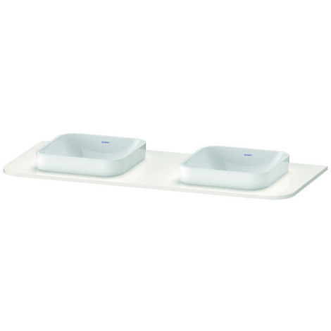 Duravit Happy D.2 Plus Console, 1300x550 mm, 2 découpes, pour